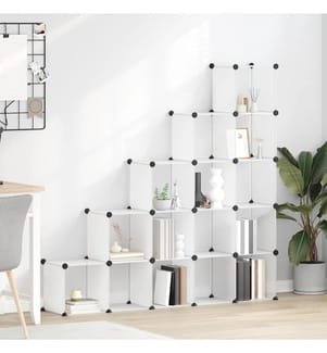 Regalsystem mit 15 Würfeln Transparent PP
