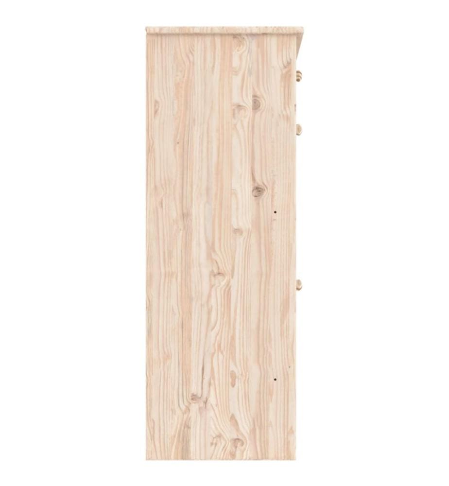 Schuhschrank ALTA 77x35x96 cm Massivholz Kiefer
