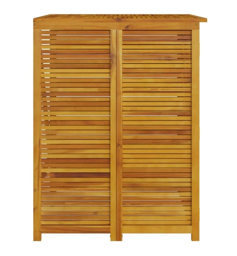 Mülltonnenbox für 1 Tonne 70x89x117 cm Massivholz Akazie