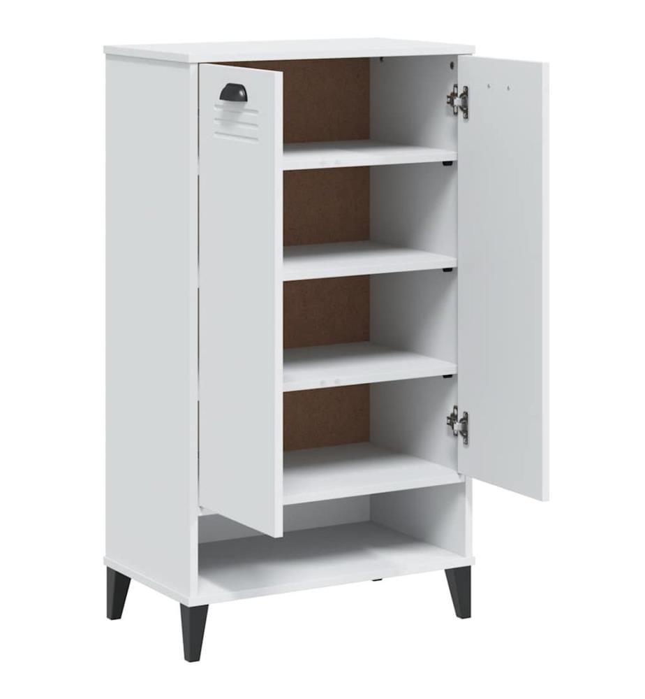 Schuhschrank VIKEN Weiss Holzwerkstoff