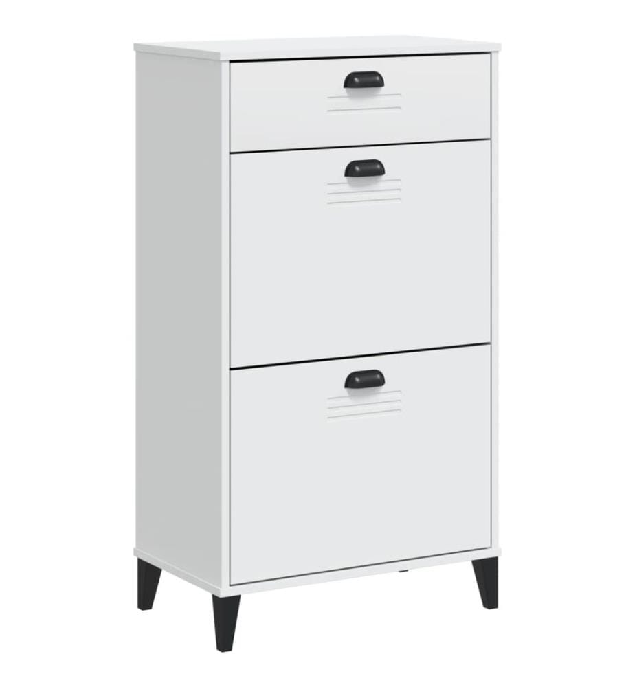 Schuhschrank VIKEN Weiss Holzwerkstoff