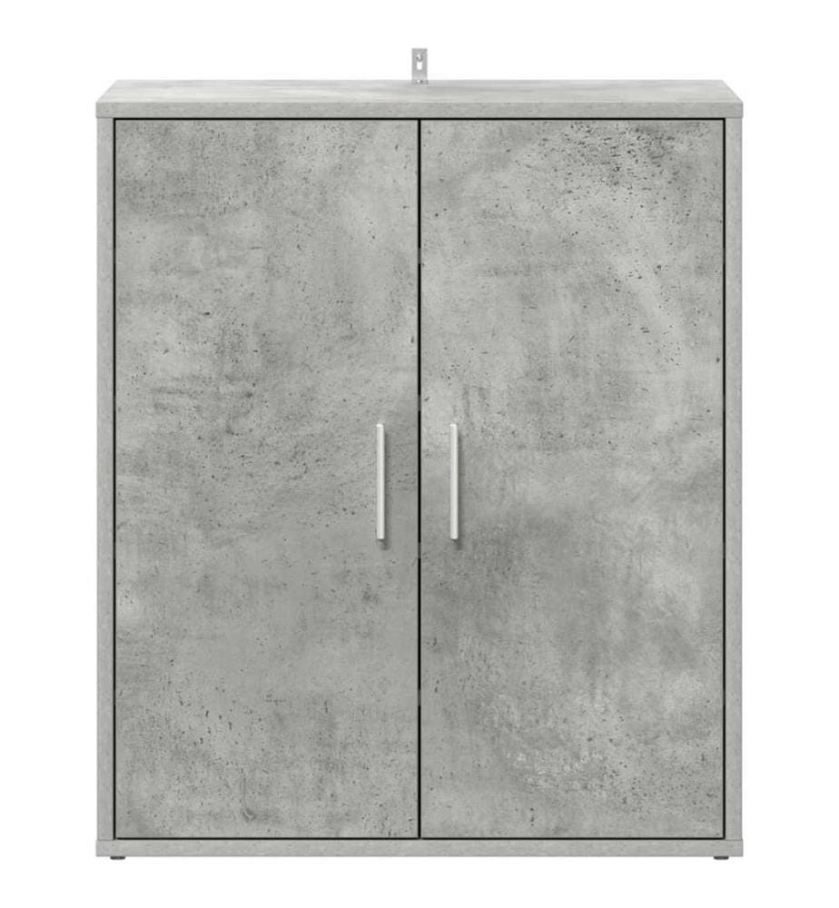 Schuhschrank Betongrau 60x35x70 cm Holzwerkstoff