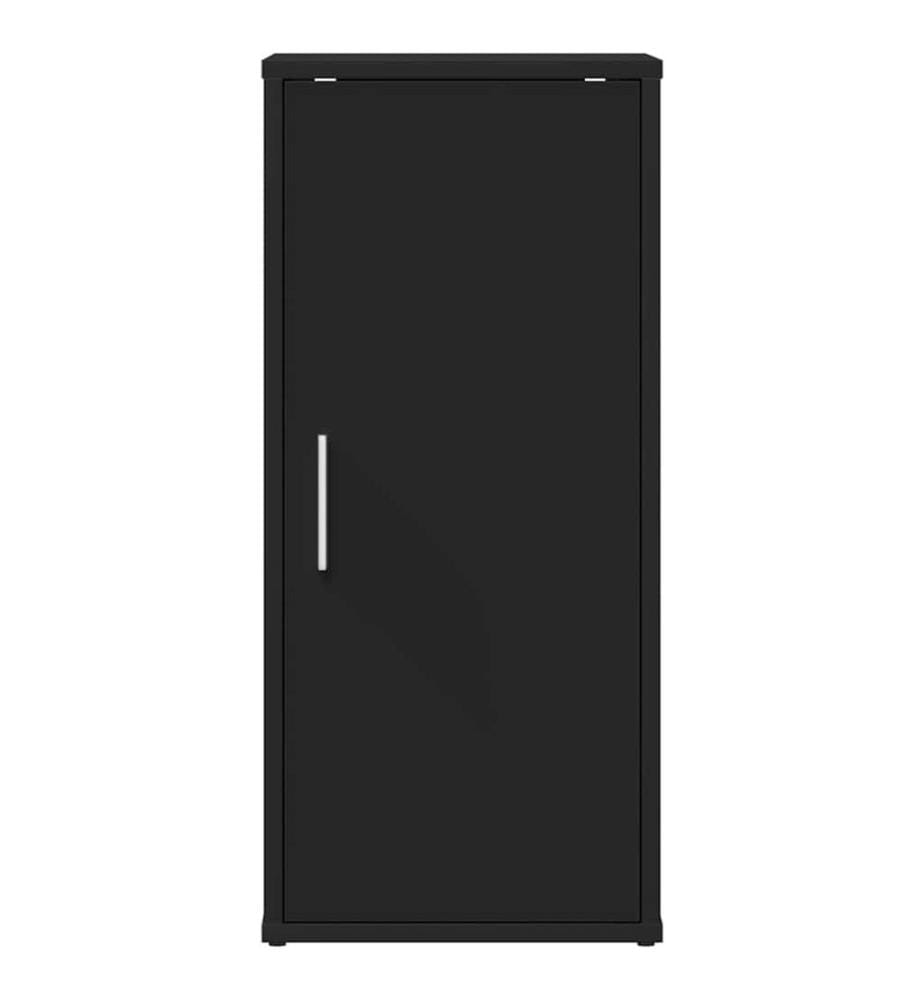 Schuhschrank Schwarz 32x35x70 cm Holzwerkstoff