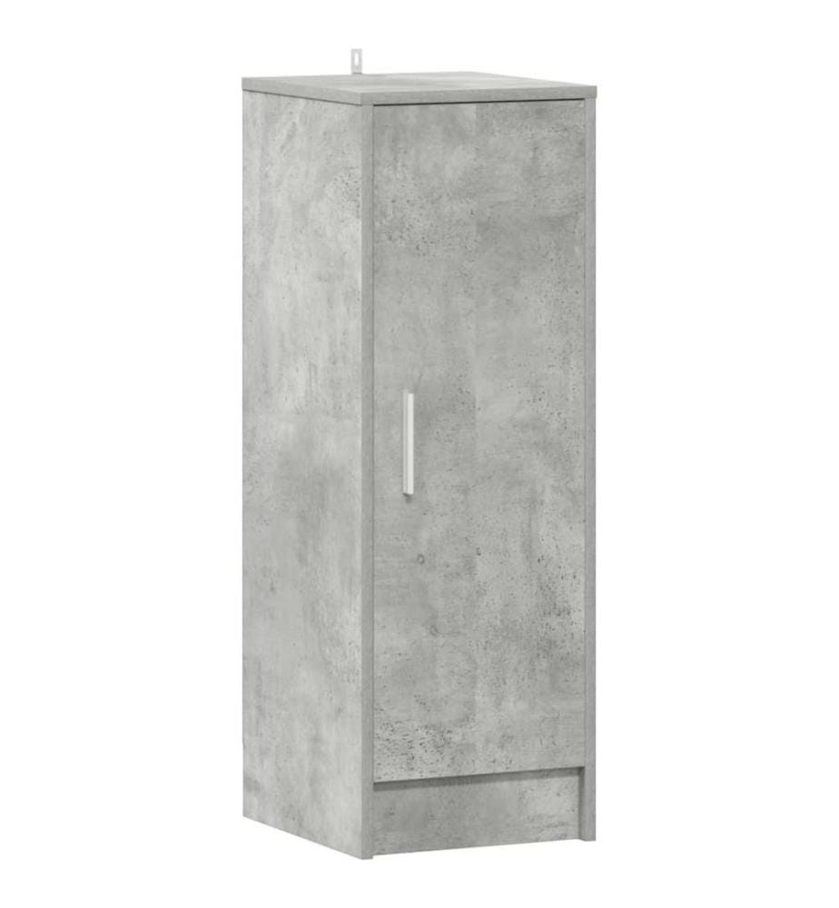Schuhschrank Betongrau 32x35x92 cm Holzwerkstoff
