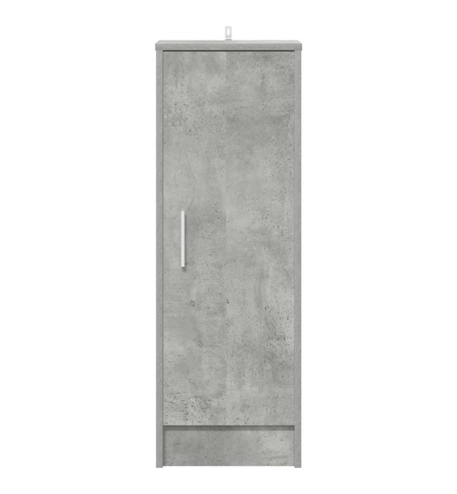 Schuhschrank Betongrau 32x35x92 cm Holzwerkstoff