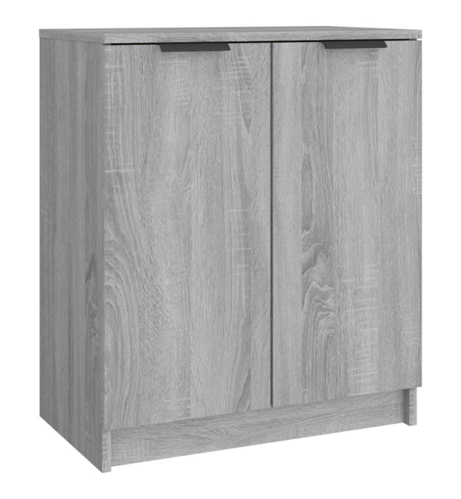 Schuhschrank Grau Sonoma 59x35x70 cm Holzwerkstoff