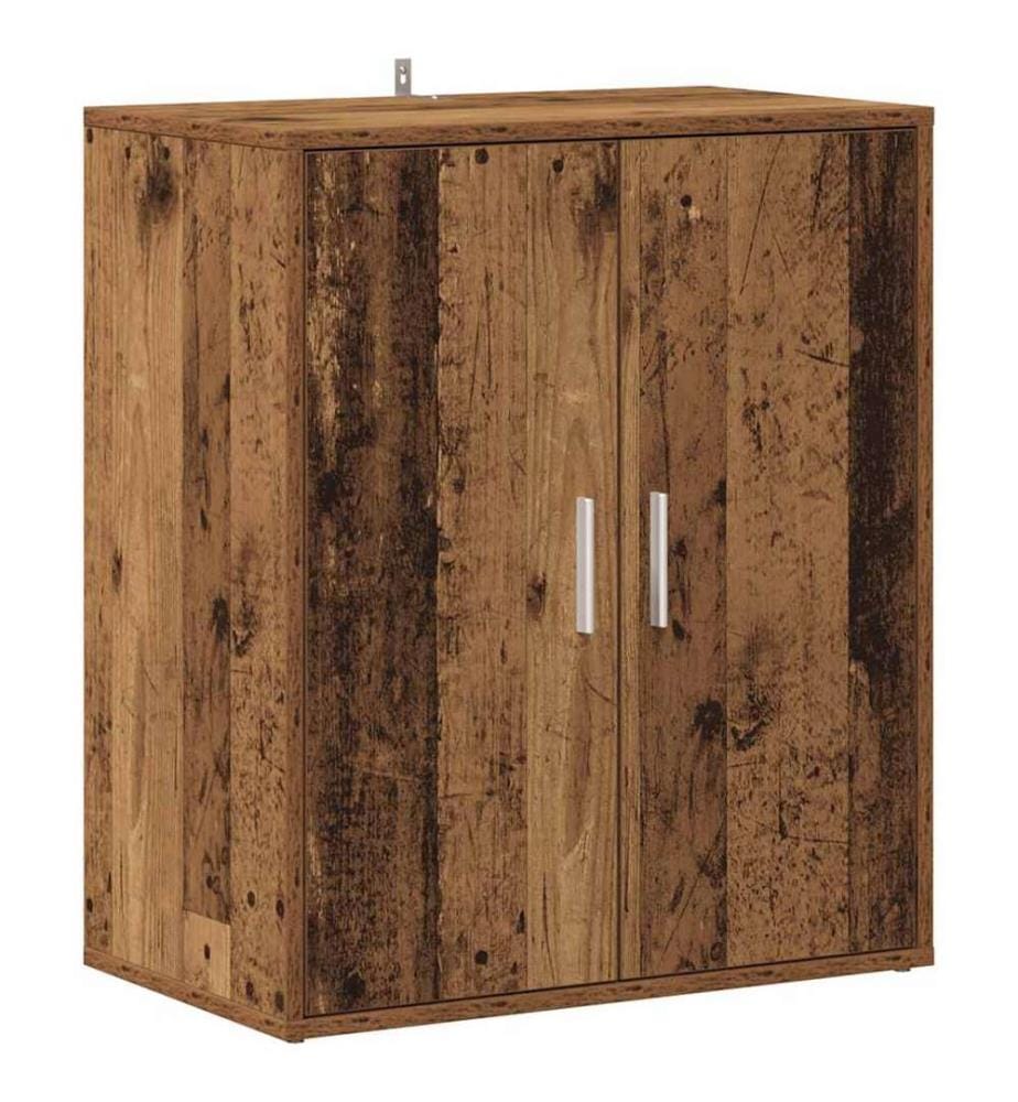 Schuhregal Altholz-Optik 60x35x70 cm Holzwerkstoff