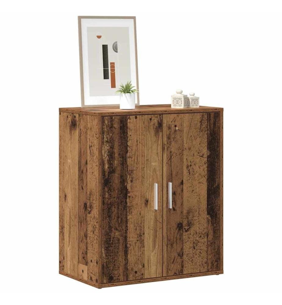 Schuhregal Altholz-Optik 60x35x70 cm Holzwerkstoff