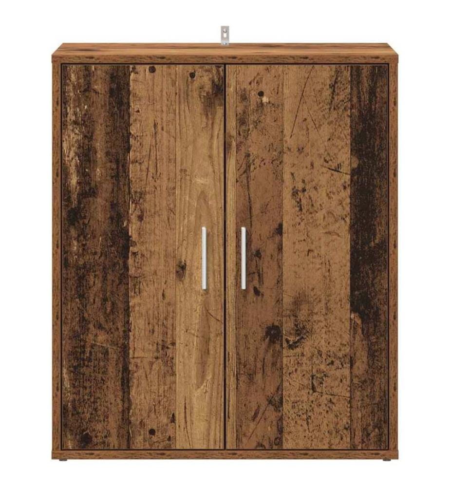 Schuhregal Altholz-Optik 60x35x70 cm Holzwerkstoff