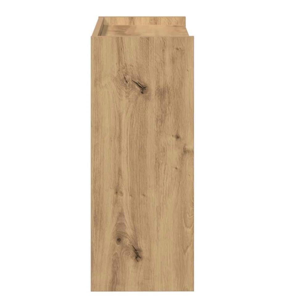 Schuhregal Artisan-Eiche 60x25x62 cm Holzwerkstoff
