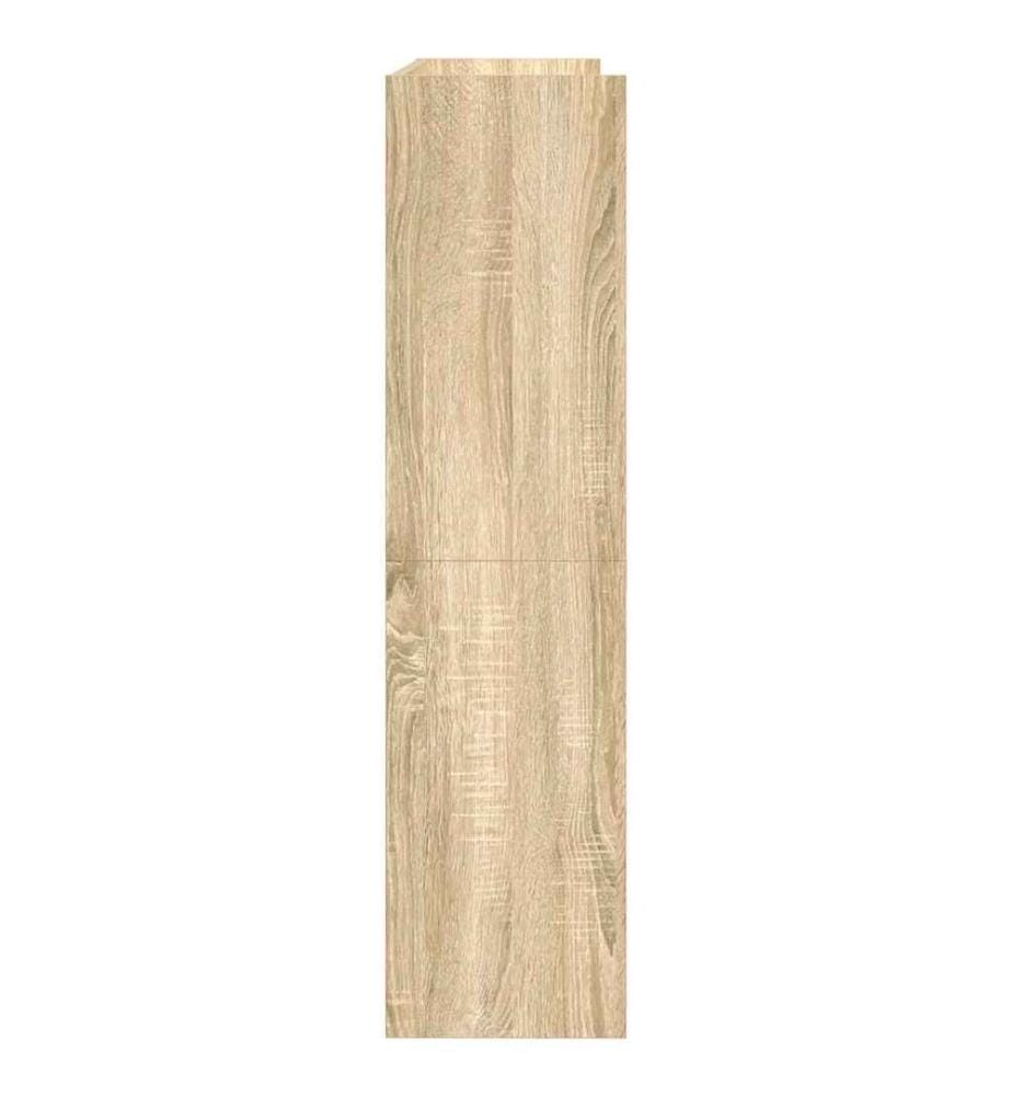 Schuhregal Sonoma-Eiche 80x25x100 cm Holzwerkstoff