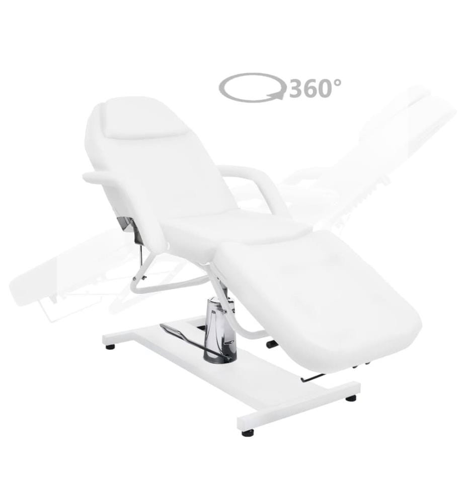 Massagetisch Weiss 180x62x(87-112) cm