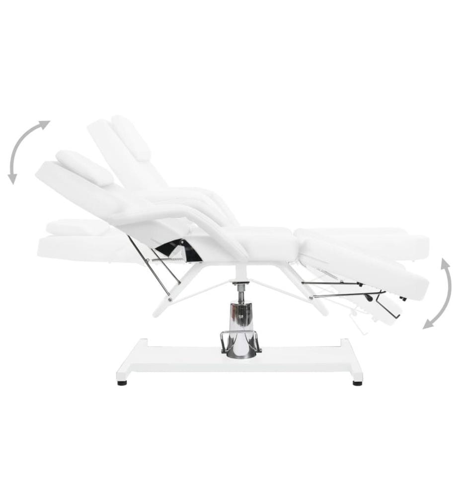 Massagetisch Weiss 180x62x(87-112) cm