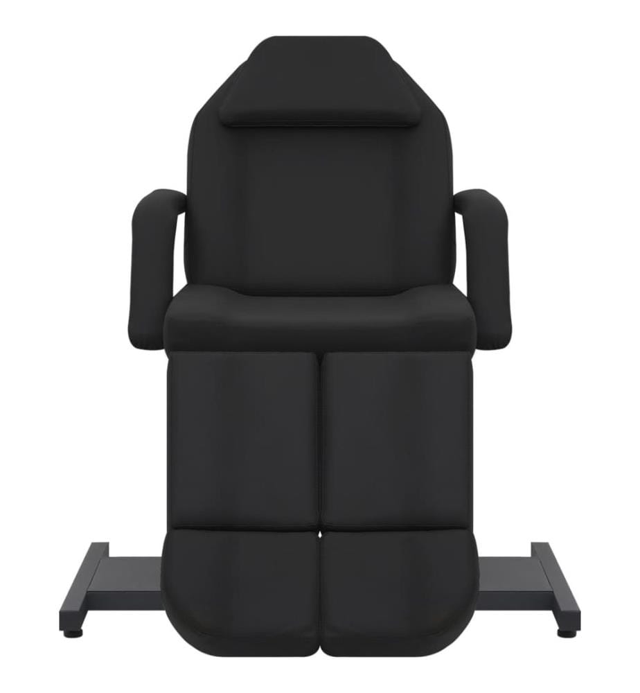 Kosmetikstuhl Kunstleder Schwarz 180x62x78 cm