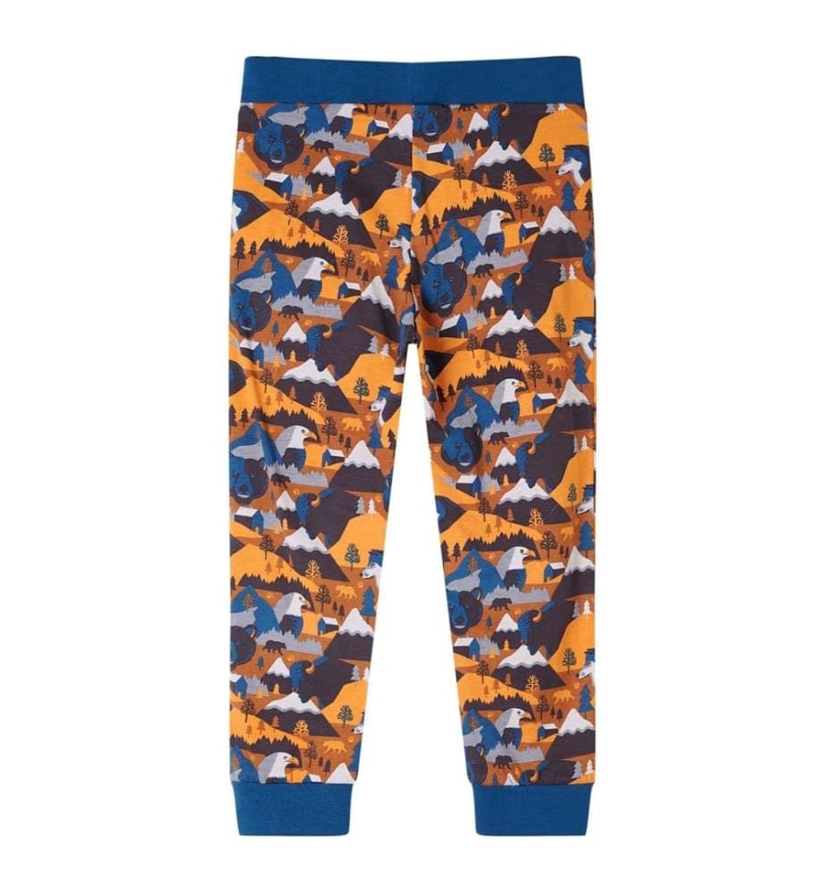 Kinderpyjama mit Langen Ärmeln Cognac 128