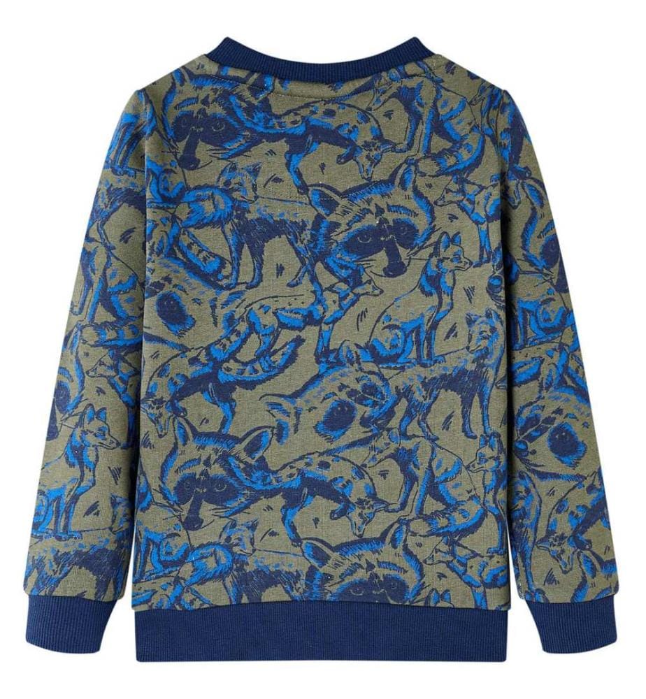Sweatshirt pour enfants kaki 128