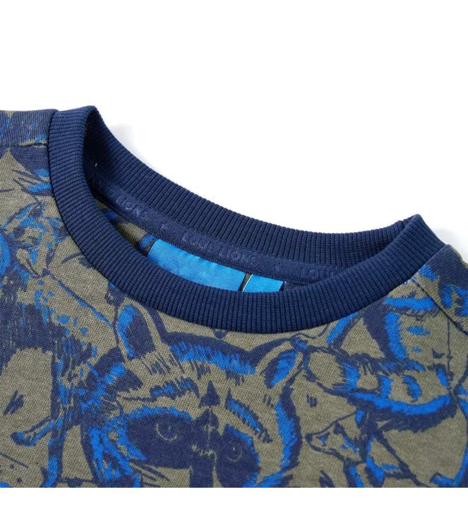 Sweatshirt pour enfants kaki 128
