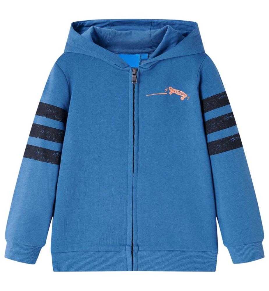 Kinder-Kapuzenpullover Blau 128