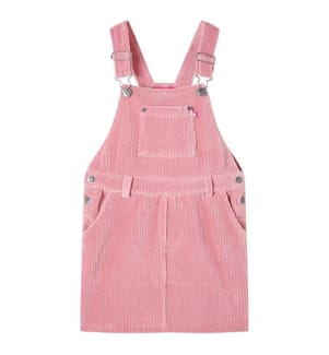 Kinder-Latzkleid Cord Hellrosa 116