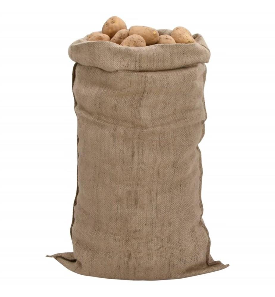 Jutesäcke 10 Stück 65 x 135 cm 100 % Jute 340 g/m²