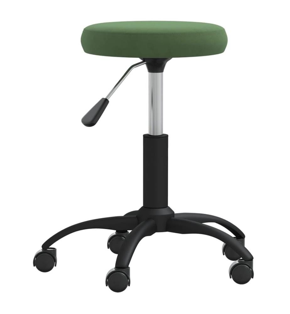 Tabouret de massage Velours Vert foncé