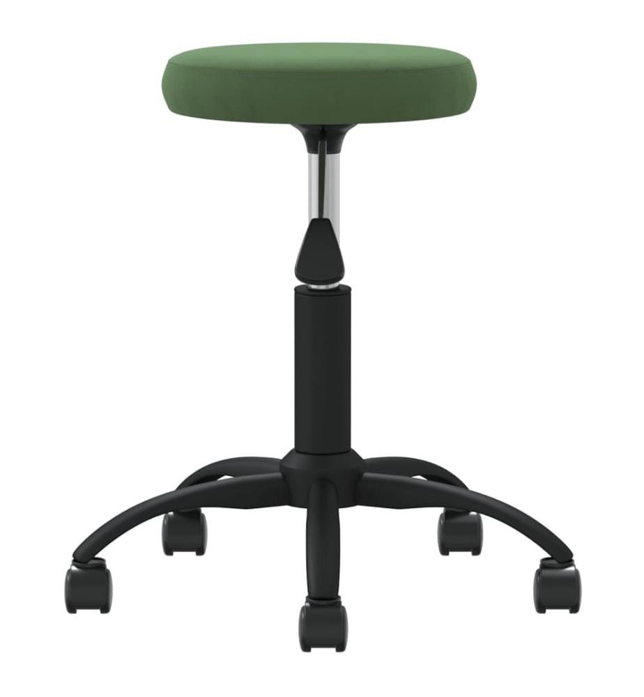 Tabouret de massage Velours Vert foncé