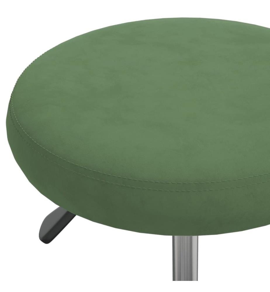 Tabouret de massage Velours Vert foncé
