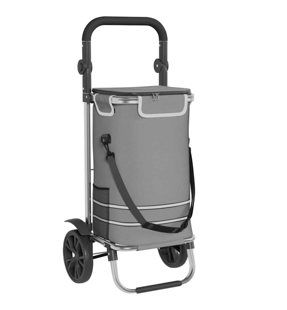 Einkaufswagen Grau 36,5 x 46,5 x 100,5 cm Oxford-stoff