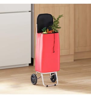 Einkaufswagen Rot 35 x 28 x 92 cm Oxford-stoff