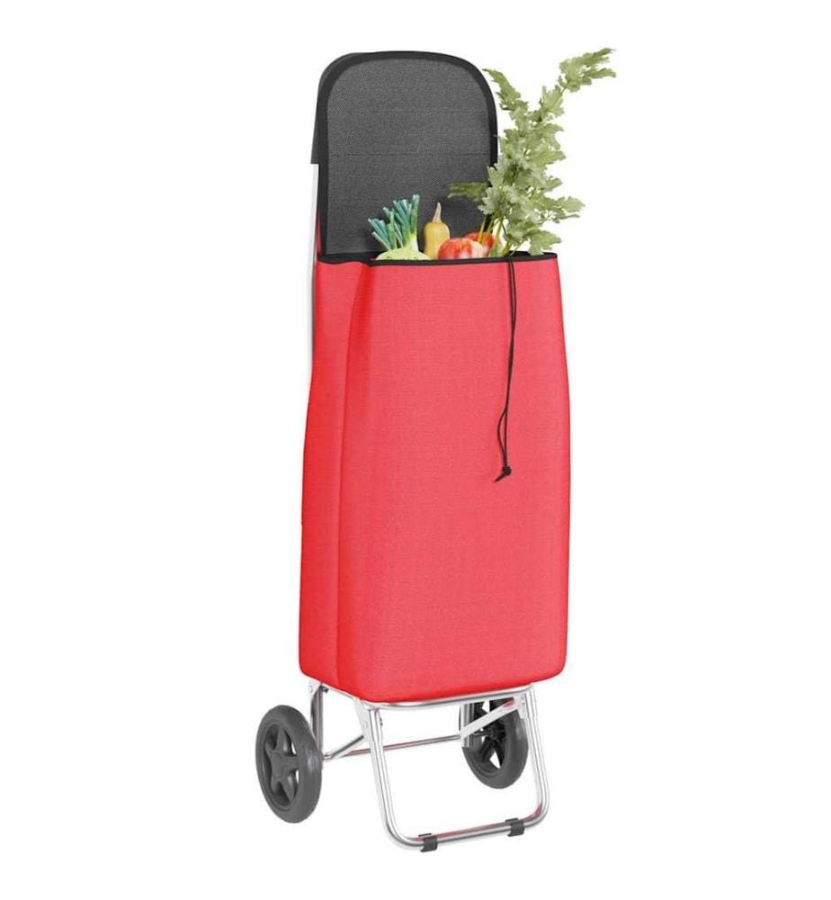 Einkaufswagen Rot 35 x 28 x 92 cm Oxford-stoff
