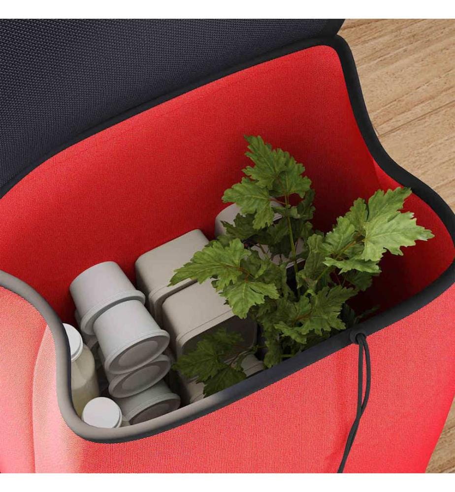 Einkaufswagen Rot 35 x 28 x 92 cm Oxford-stoff
