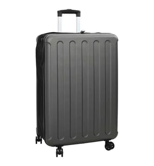 Koffer mit Schloss Dunkelgrau 50 x 30 x 76 cm ABS Kunststoff