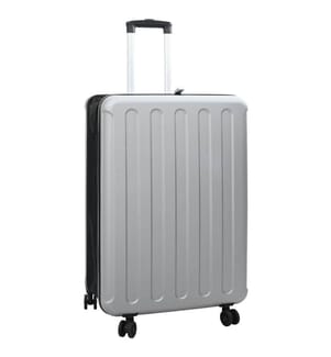 Koffer mit Schloss Silber 50 x 30 x 76 cm ABS Kunststoff