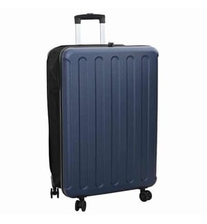 Koffer mit Schloss Dunkelblau 50 x 30 x 76 cm ABS Kunststoff