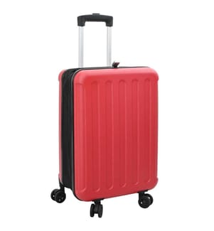 Koffer mit Schloss Rot 43 x 27 x 66 cm ABS Kunststoff