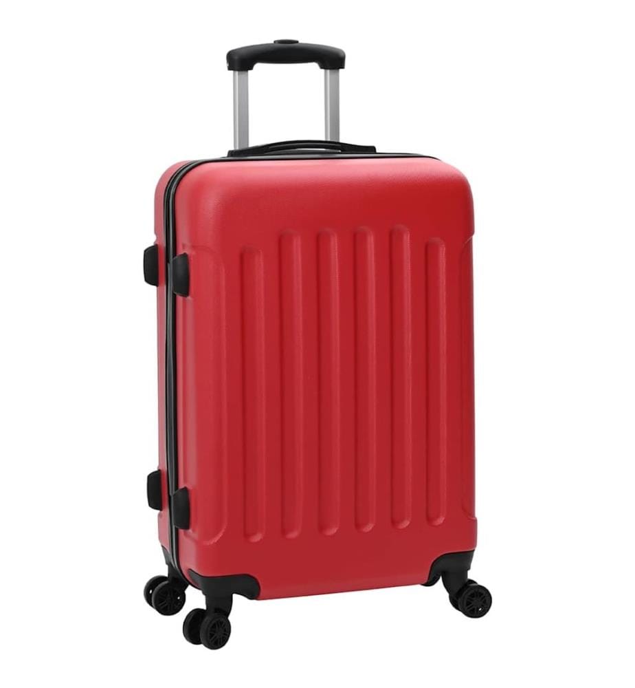 Valise 3 pcs Rouge 50 x 31 x 78 cm Plastic ABS