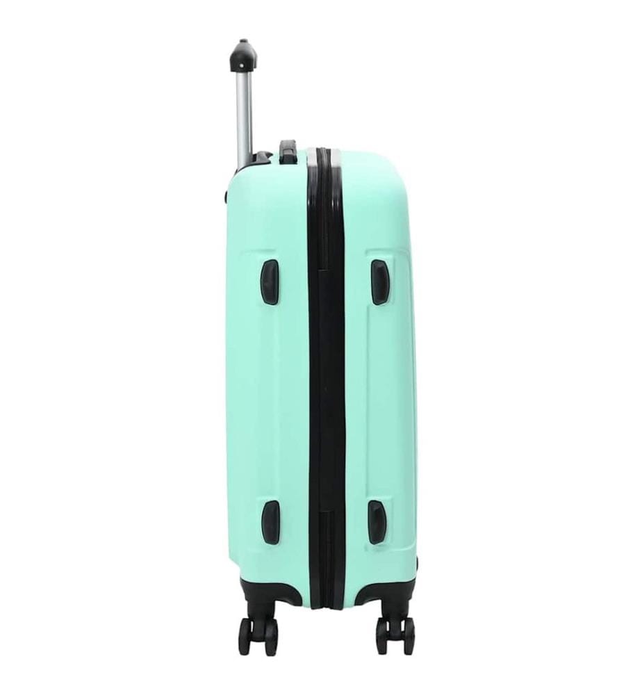 Valise 3 pcs Vert menthe 50 x 31 x 78 cm Plastic ABS