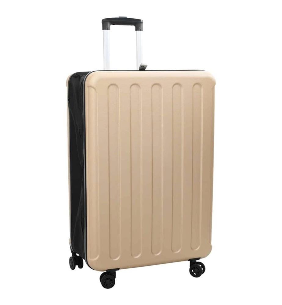 Valise avec verrouillage Champagne 50 x 30 x 76 cm Plastic ABS