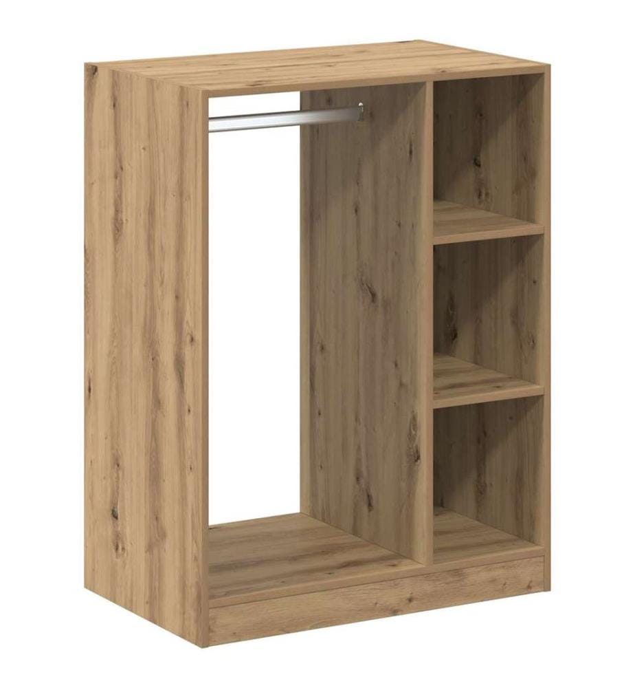 Kleiderschrank mit Regal Artisan-Eiche 77 x 48 x 102 cm