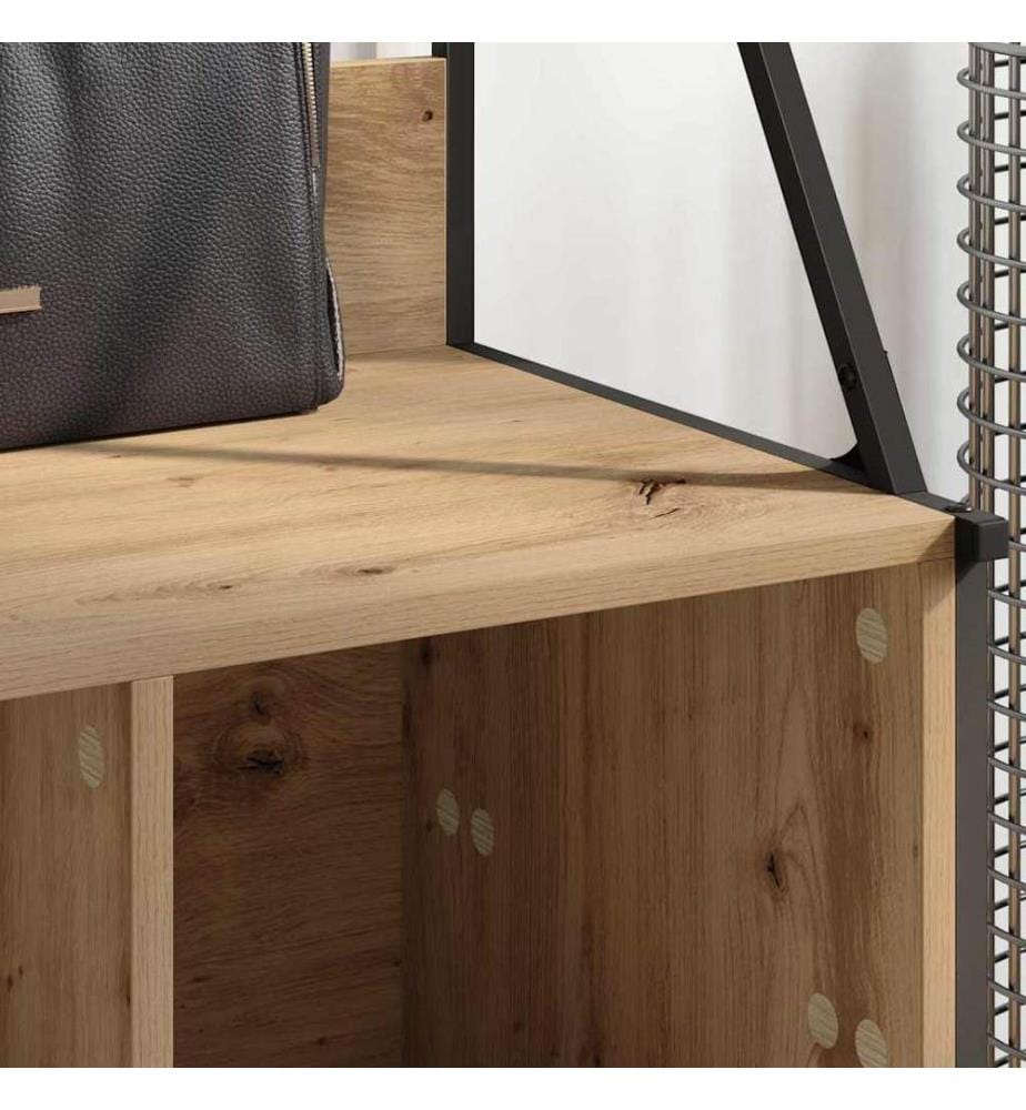 Kleiderständer Artisan-Eiche 100 x 41 x 184 cm Holzwerkstoff