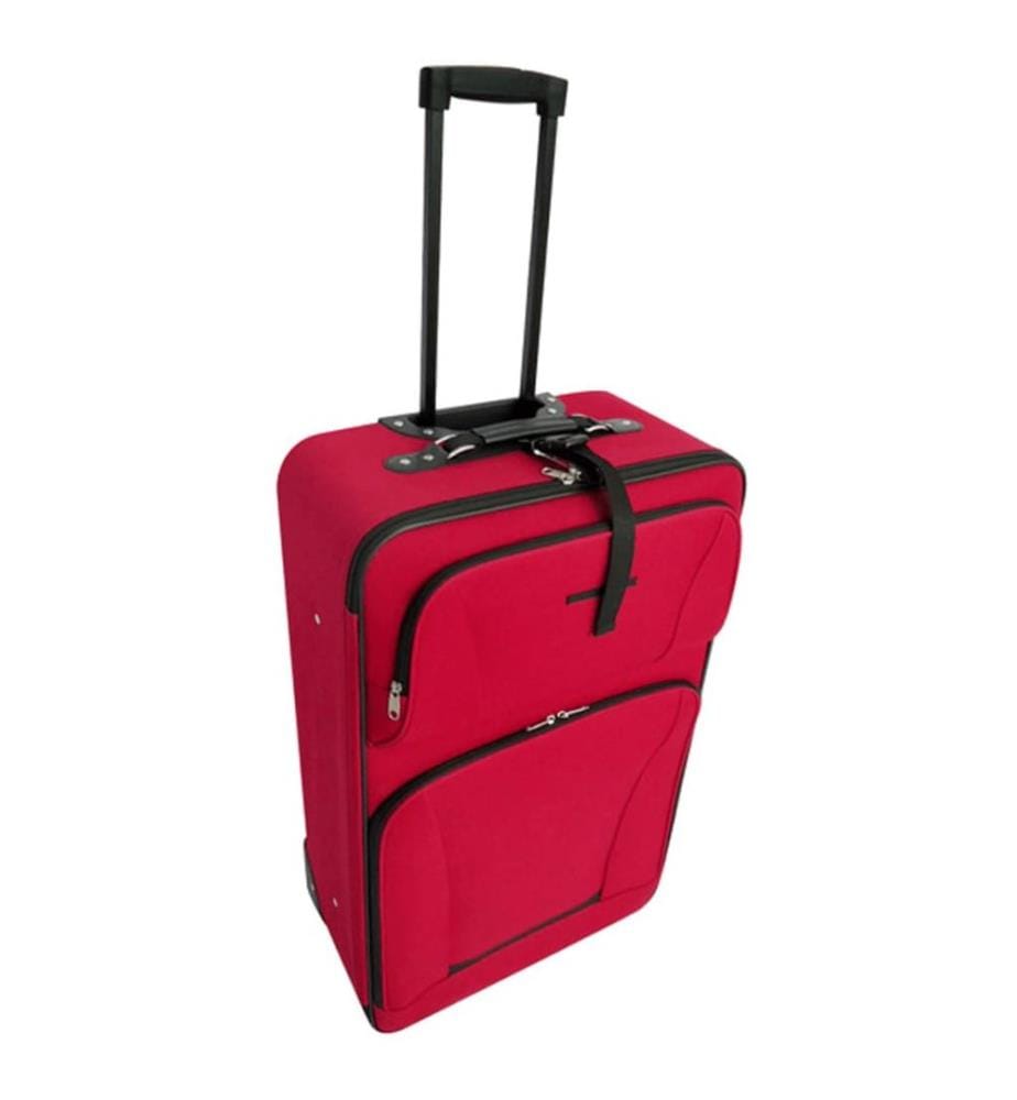 Set de valises rouges 5 pièces