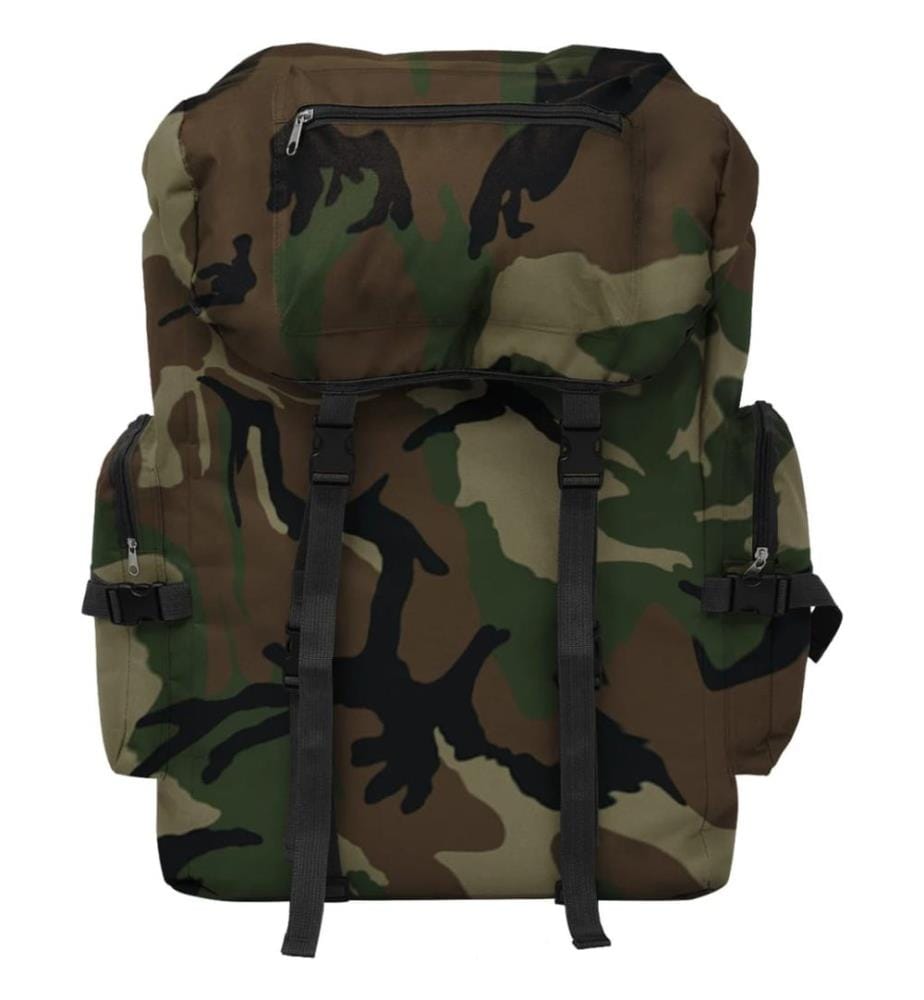 Sac à dos en style d'armée 65 L Camouflage