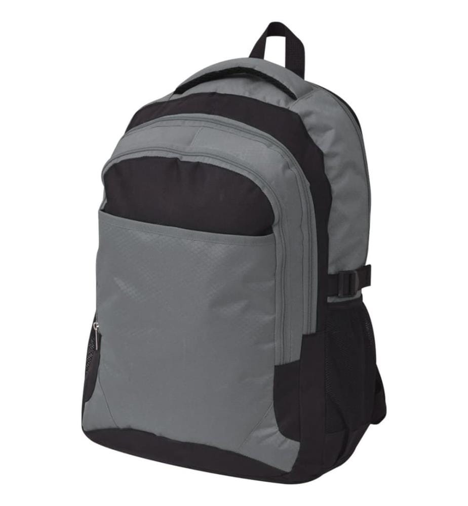 Schulrucksack 40 L Schwarz und Grau