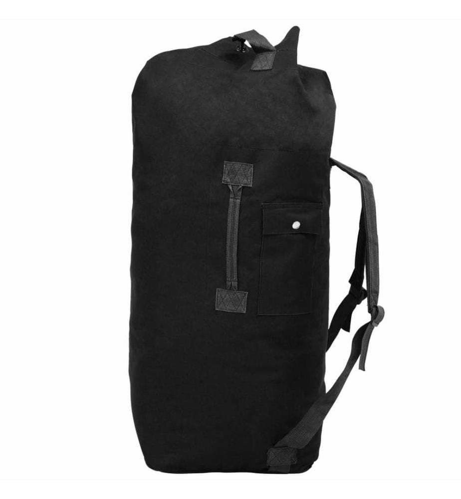 Seesack Armee-Stil 85 L Schwarz