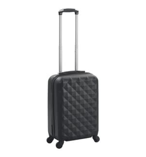 Hartschalen-Trolley Schwarz ABS