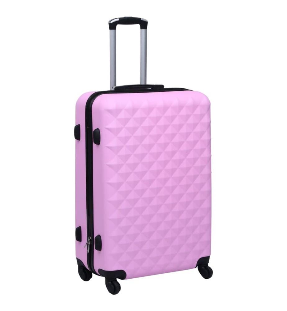 Hartschalen-Trolley-Set 3 Stk. Rosa ABS
