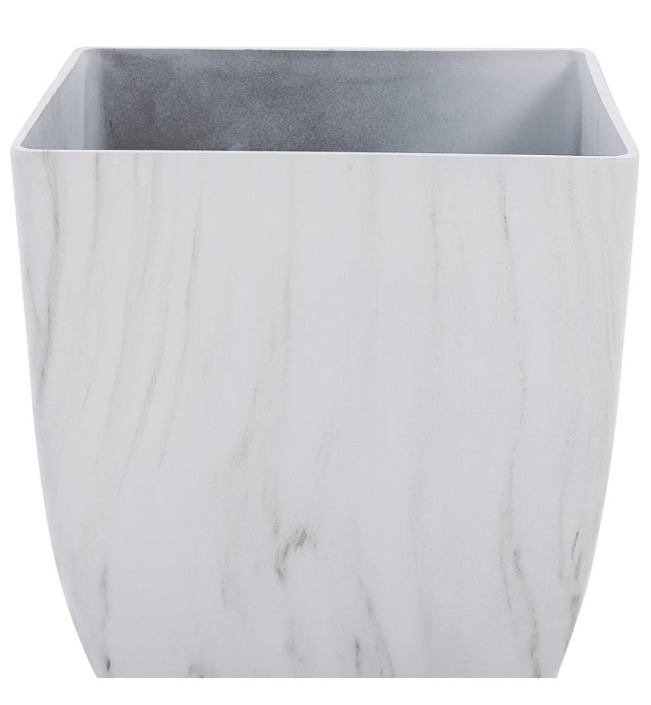 Cache-pot MIRO 28 cm Marbre blanc