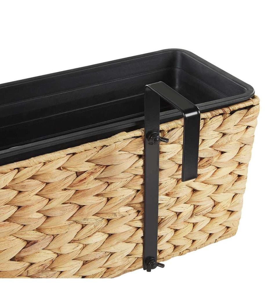 Cache-pot KAWALA Fibre de jacinthe d'eau 60 cm Beige sable