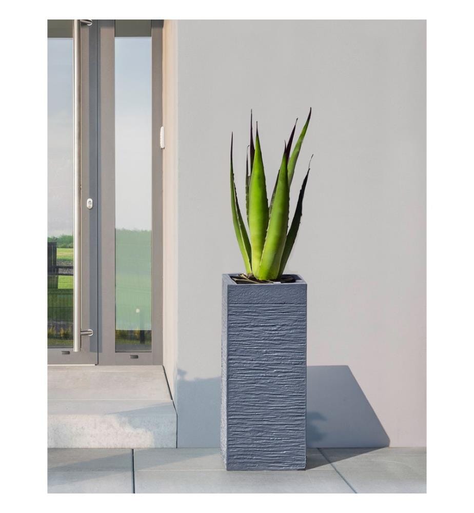 Cache-pot DION 26 cm Gris foncé