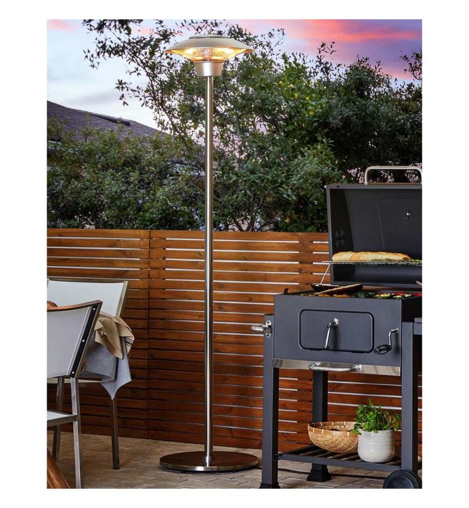 Chauffage de terrasse infrarouge autoportant ASKJA 1500 W Argenté